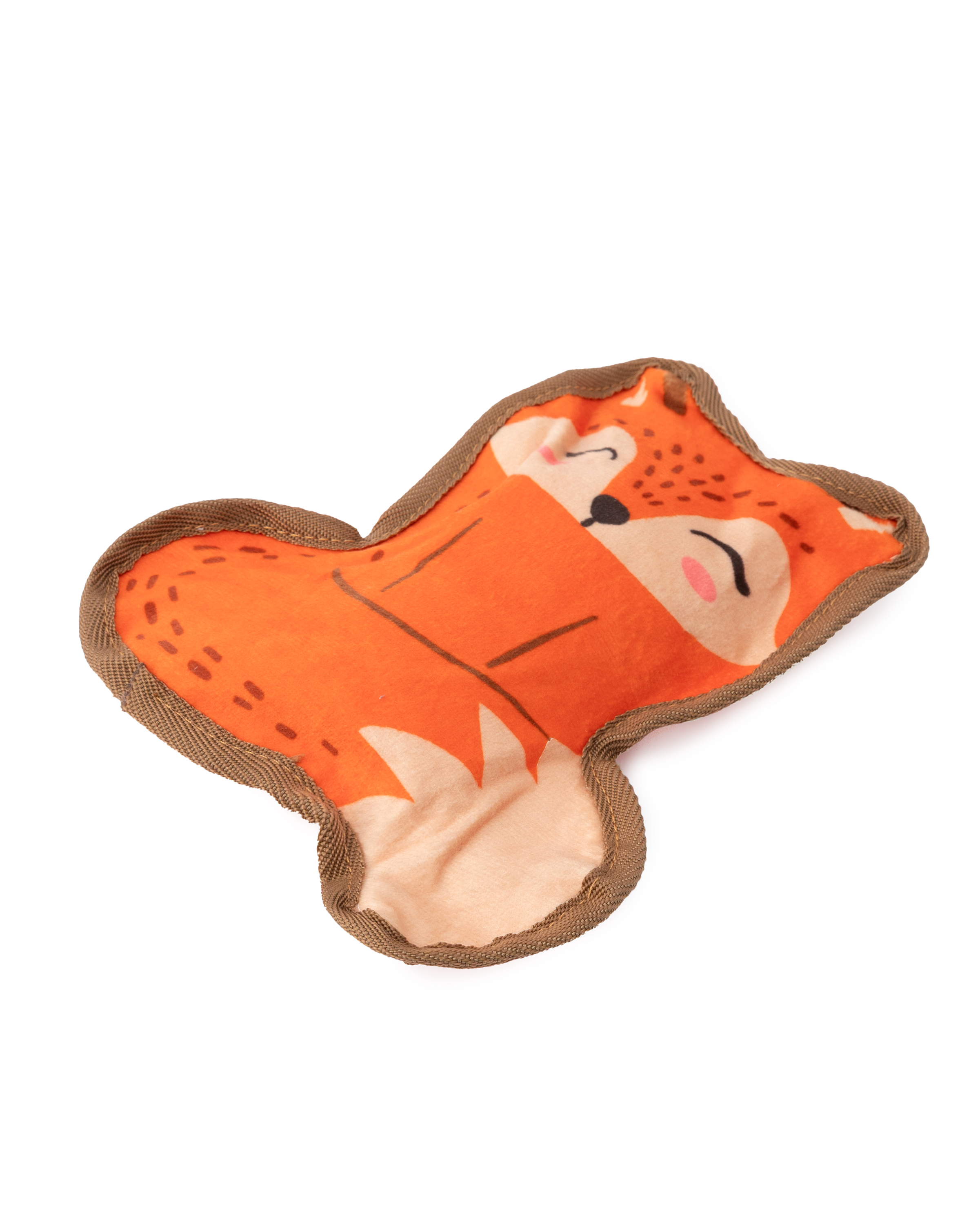 Игрушка для собак Barbaks Лиса Алиса пищит шуршит 20*16см - фото 1