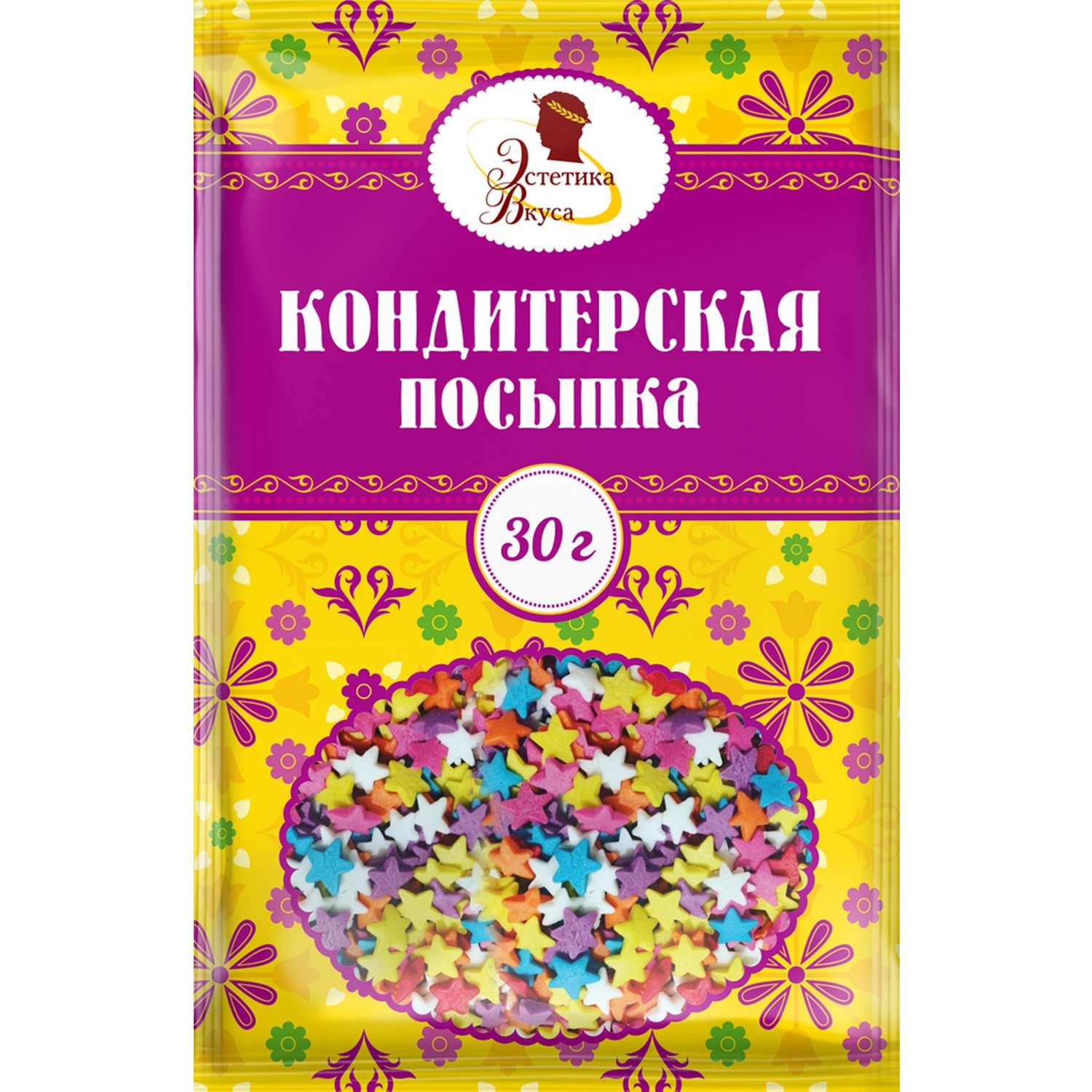 Кондитерская посыпка Эстетика вкуса фигурные 30г - фото 1