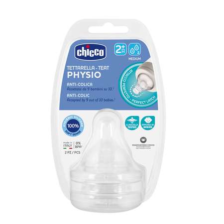 Соска Chicco Anti-Colic силикон 2 шт.