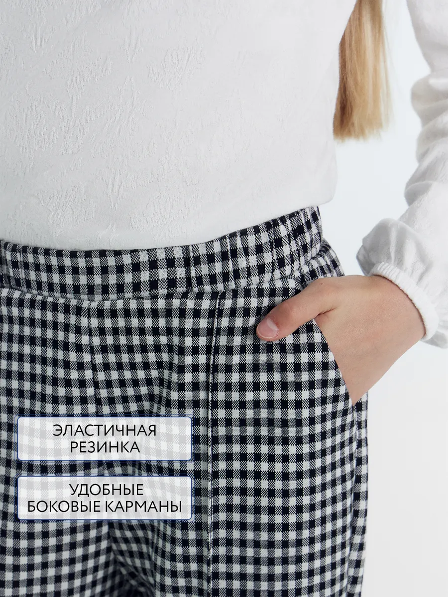 Брюки Mark Formelle (Марк Формэль) 187776/клетка виши - фото 6