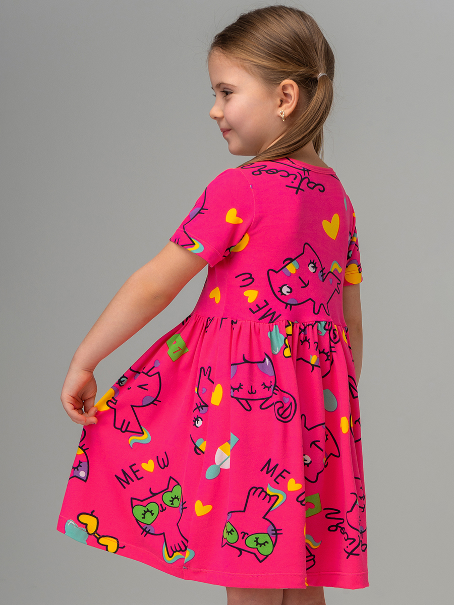 Платье HappyFox HF00192фуксия - фото 4