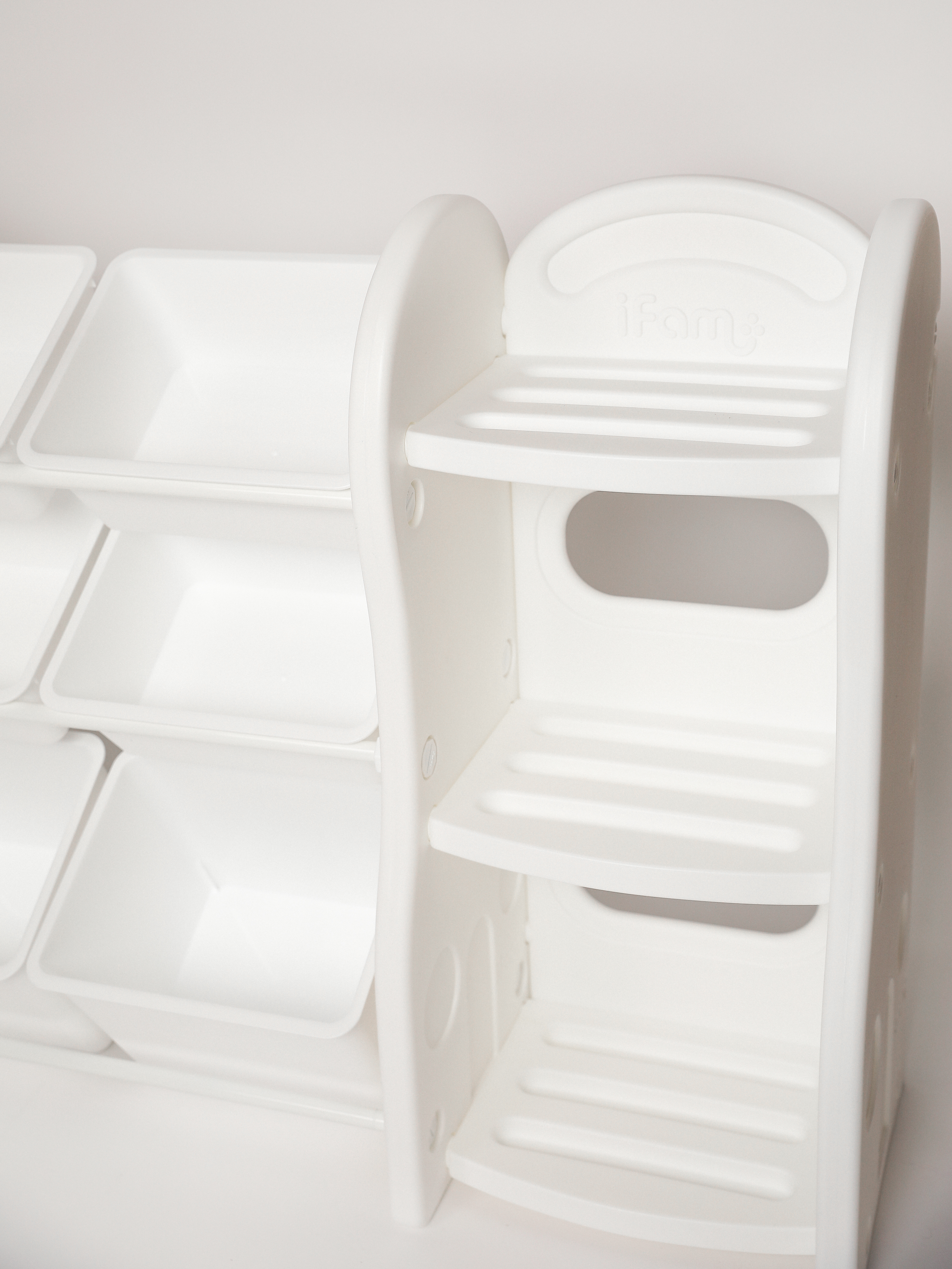 Стеллаж для игрушек Ifam Organizer-4 белый - фото 10