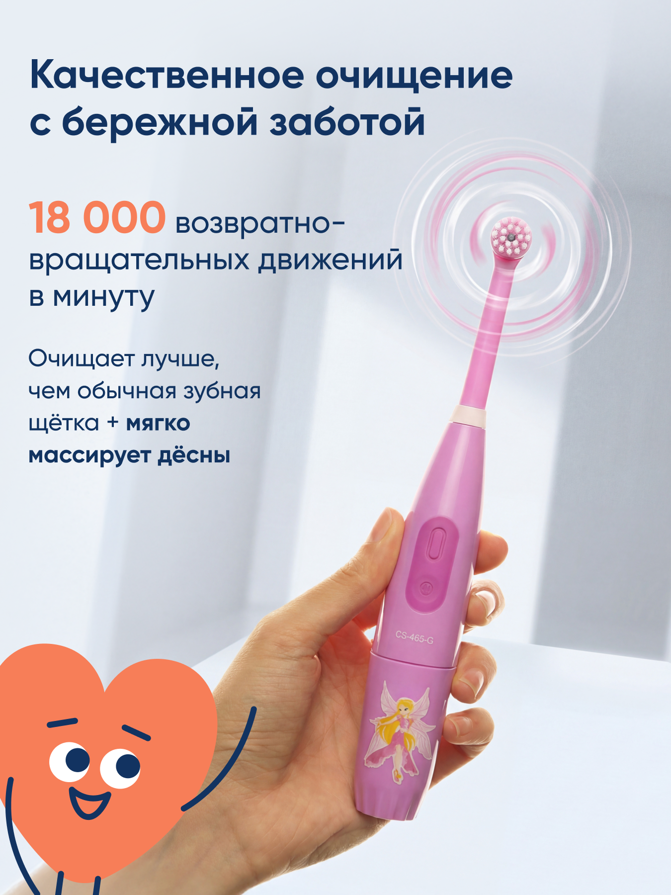 Зубная щетка электрическая CS MEDICA - фото 4