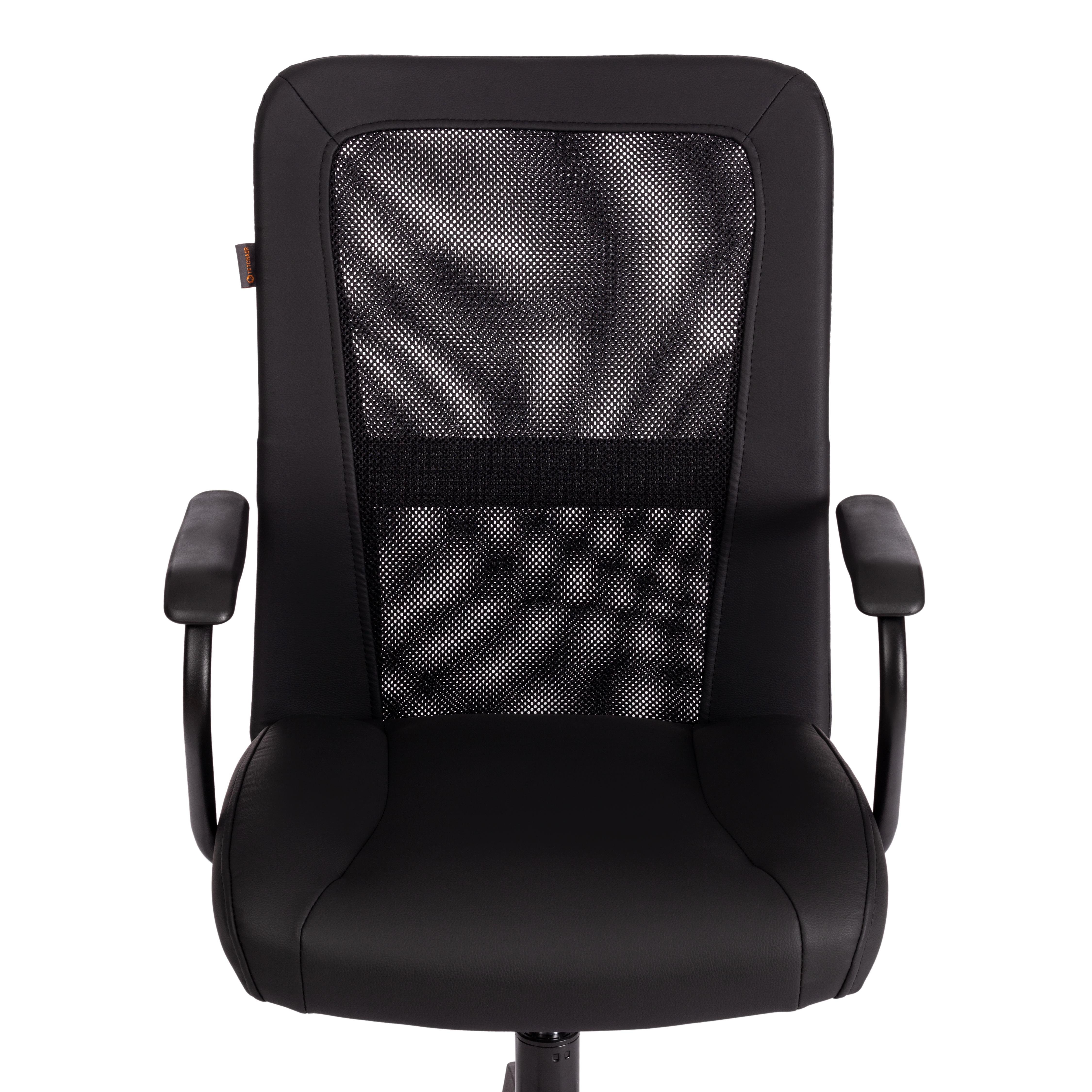 Компьютерное кресло TETCHAIR Стафф кож/зам ткань черный - фото 7