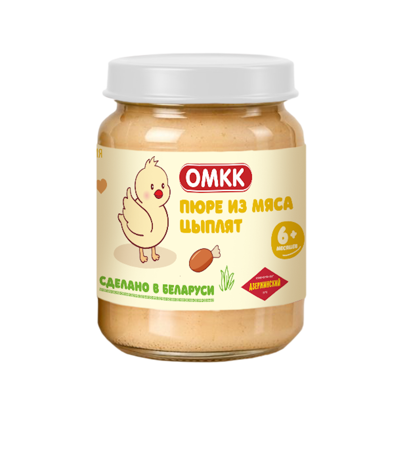Готовый обед ОМКК Цыплята с 6 мес 90 г - фото 1