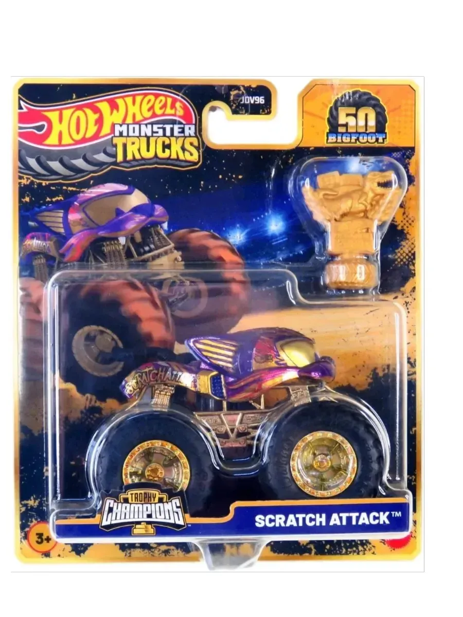 Автомобиль Hot Wheels Scratch Attack 1:64 JDW04 - фото 2