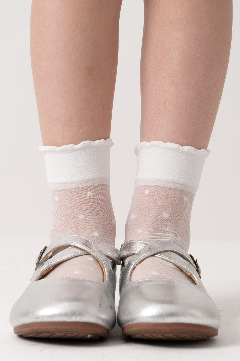 Носки ALEX YVN K-DOTS-40D-white - фото 7