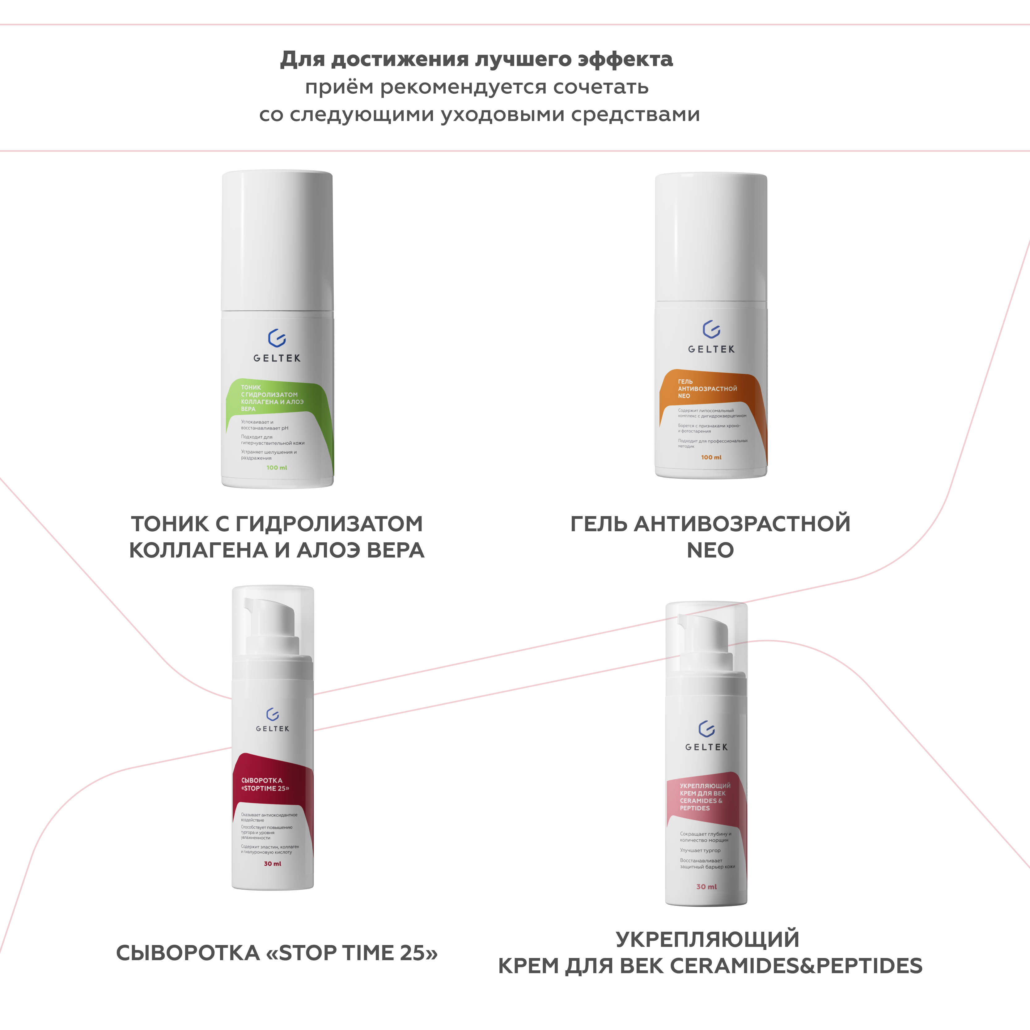 Биологически Активная добавка GELTEK Collagen tripeptide 120 капсул - фото 9