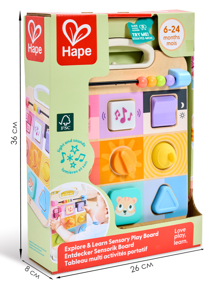 Игрушка Hape бизиборд Исследуй и учись - фото 10