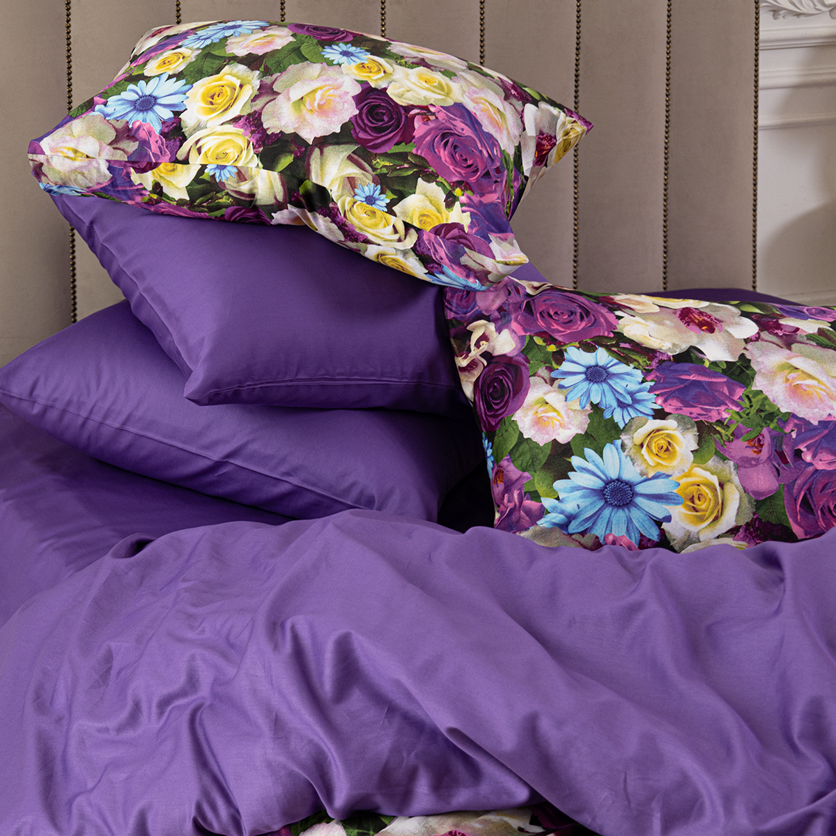 Комплект постельного белья SORRENTO DELUXE Малифисента евро 4 наволочки рис.3920-1+3637а-1 - фото 8