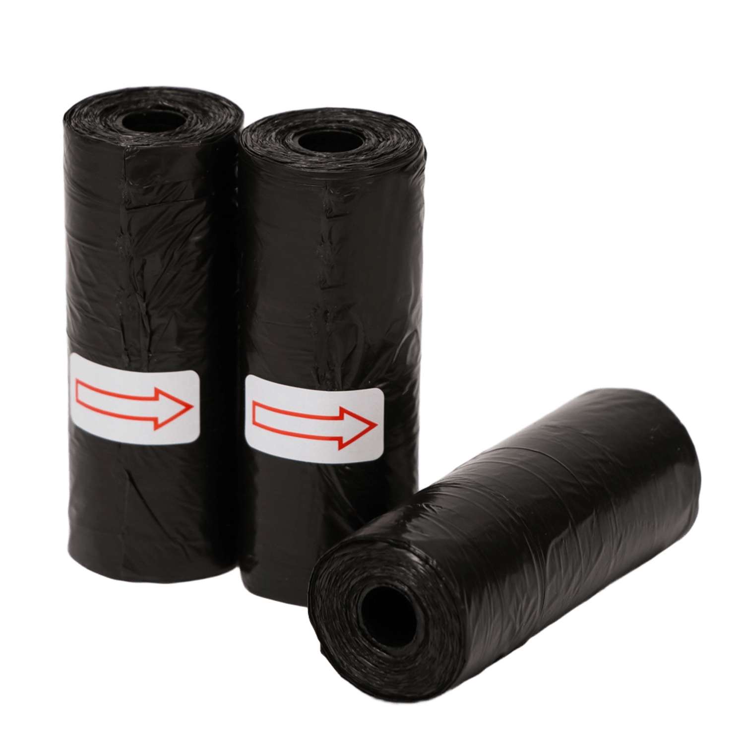 Пакеты для уборки за собаками Пижон однотонные 3 рулона по 15шт 29*21см - фото 2