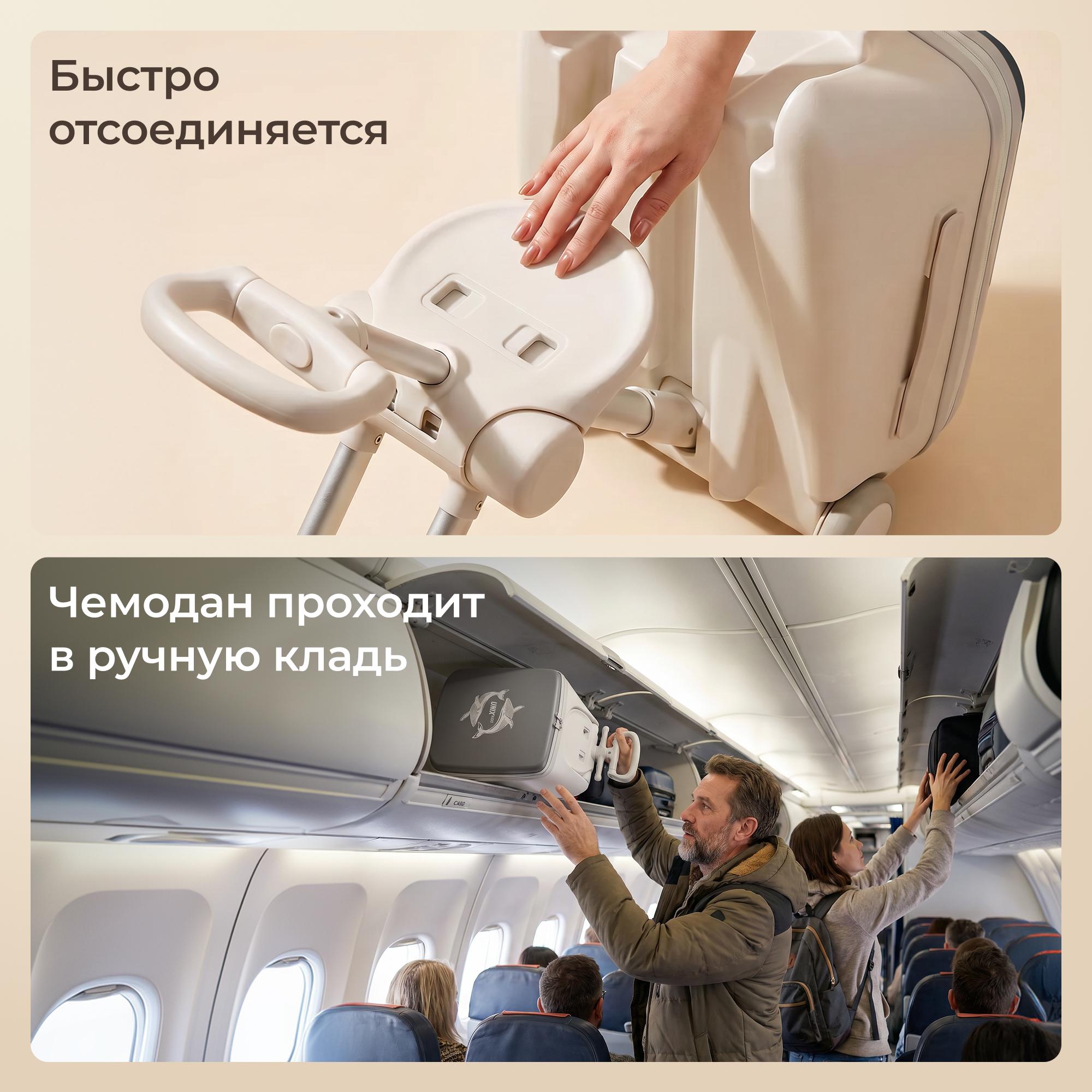 Чемодан UNIX Kids Каталка Stroller Ocean - фото 7
