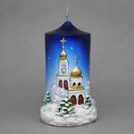 Свеча «Рождественская ночь» (малая) (70х60х110 вес 185 гр) парафин