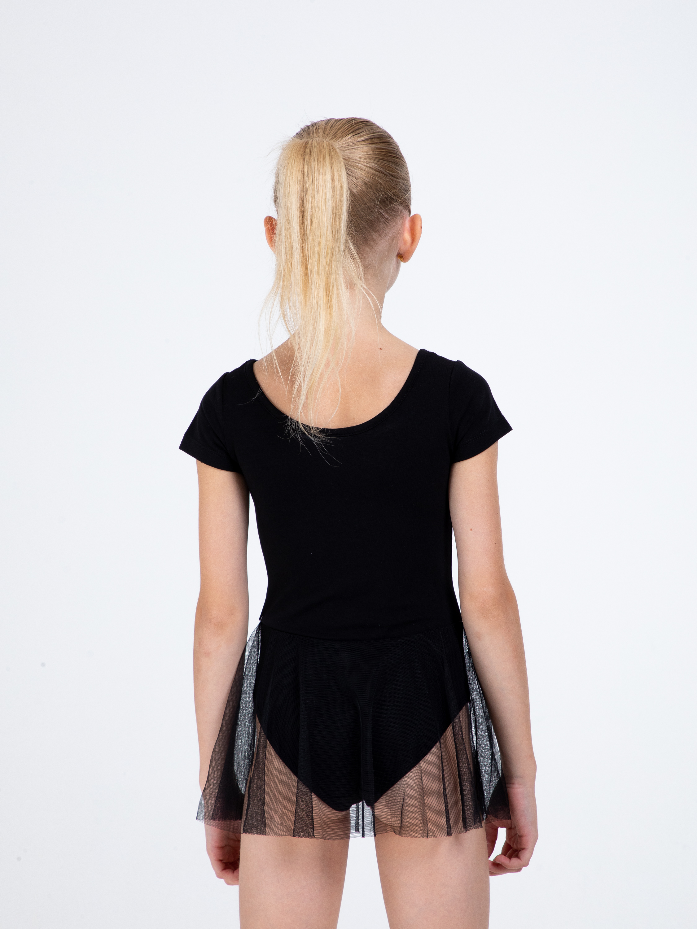 Купальник гимнастический STELLA MODA 26404._черный - фото 4