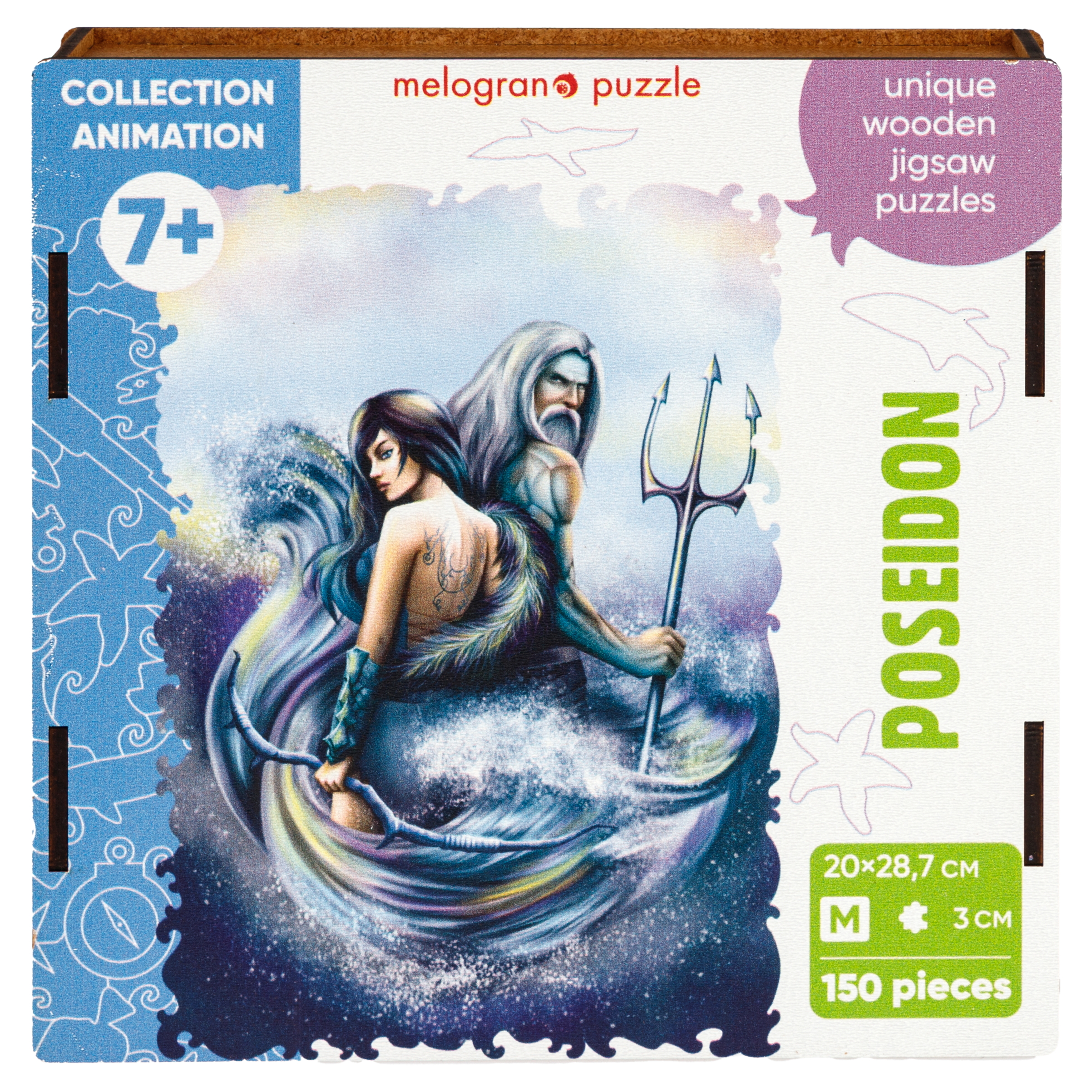 Пазл Melograno puzzle деревянный - фото 1