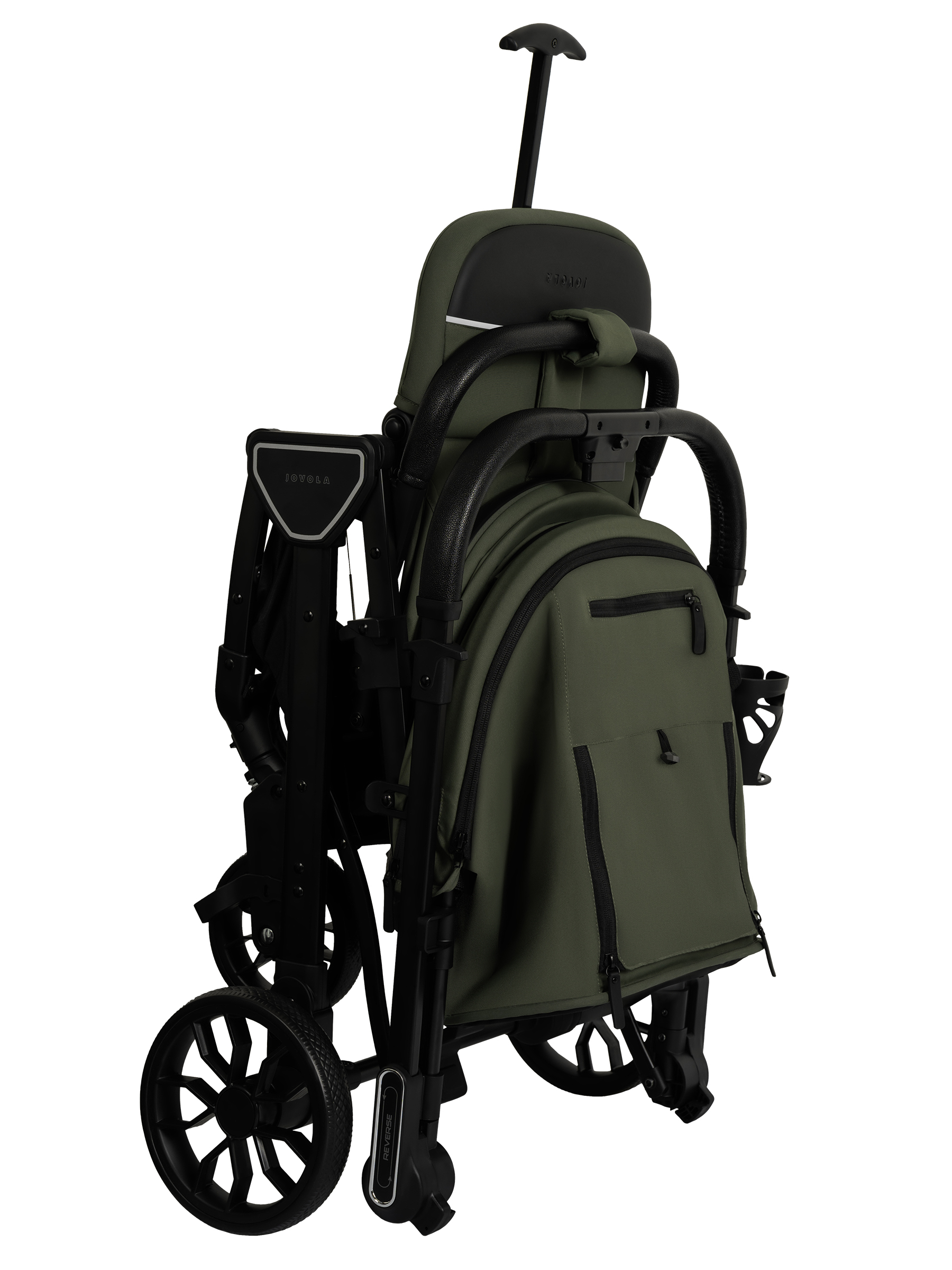 Коляска прогулочная JOVOLA Storm, зеленый - фото 45