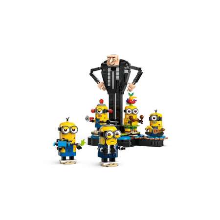 Конструктор LEGO Minions Грю и миньоны блочный