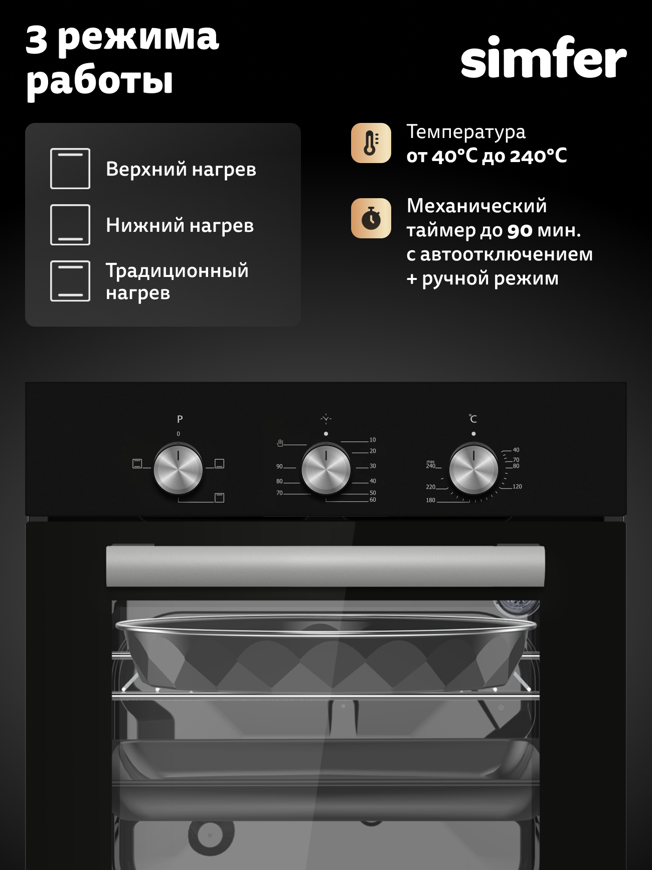 Духовой шкаф Simfer Simfer B4EB14006 - фото 4