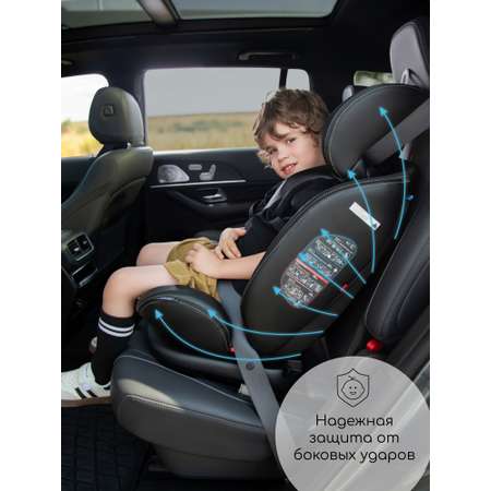 Автокресло Amarobaby ST-3 Isofix 0+/1/2/3 (0-36 кг) черный