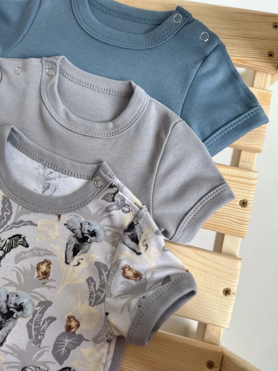 Песочник 3 шт Супер Пупс нбр/3прпе/ДжунглиСафариСерыйГолубой - фото 4