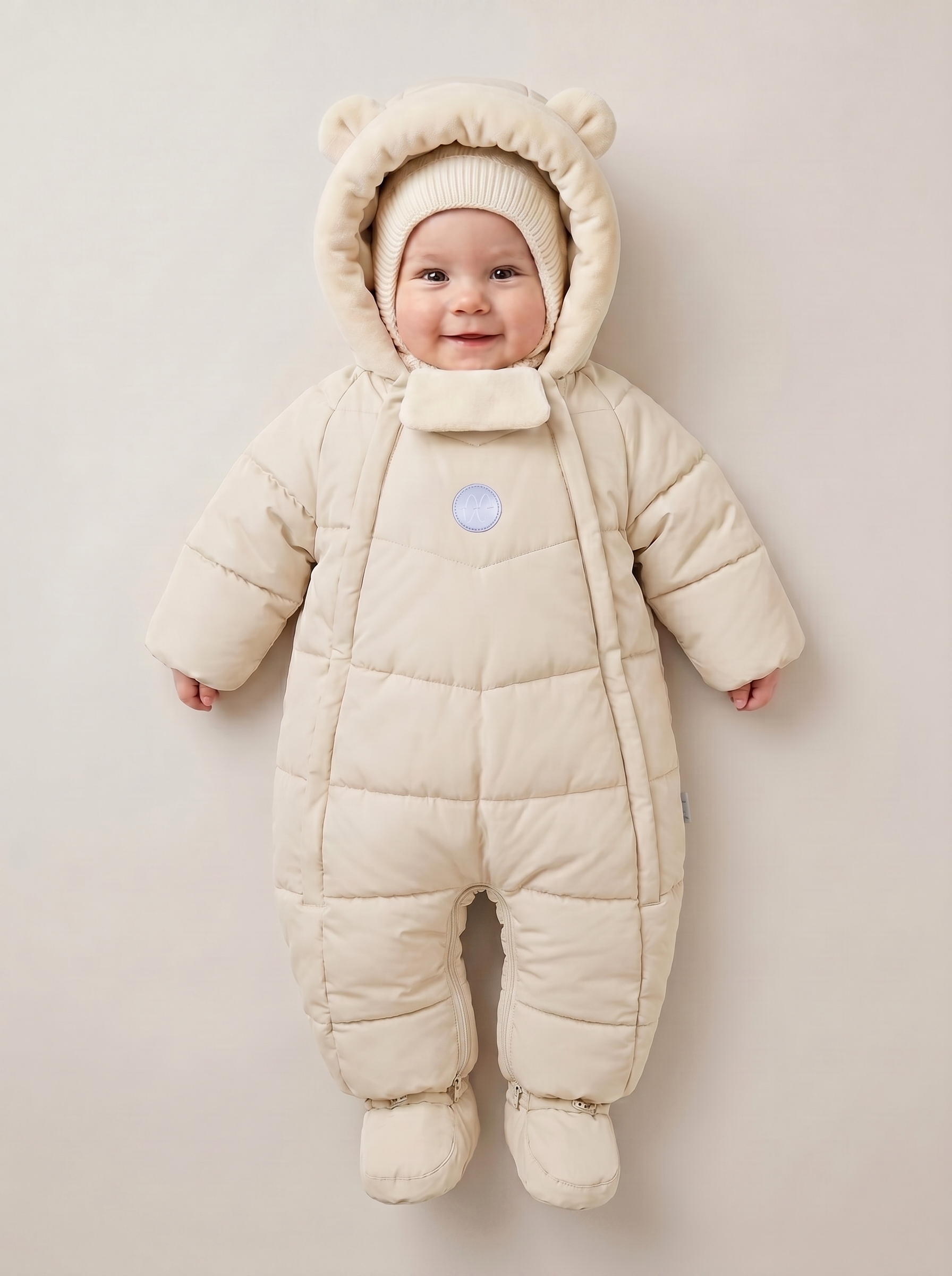 Комбинезон NIKASTYLE 8з0126 крем - фото 5