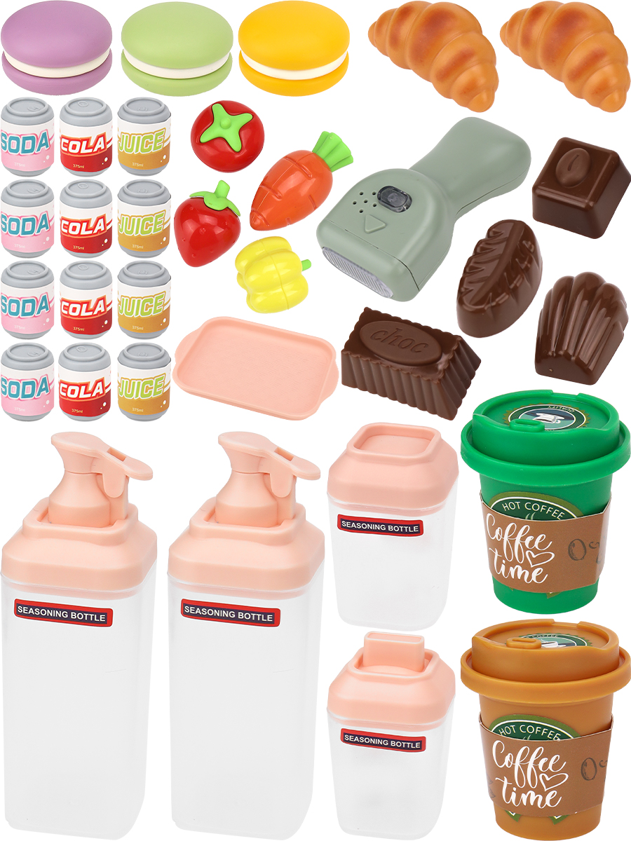 Игровой набор Рыжий кот касса, прилавок, продукты - фото 10