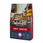 Корм для взрослых кошек Mr.Buffalo Adult Sensitive с чувствительным пищеварением с индейкой сухой 400г