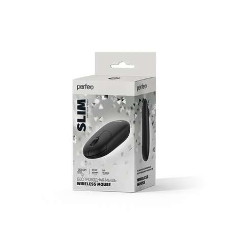 Мышь беспроводная Perfeo SLIM 3 кнопки DPI 1200 USB чёрная