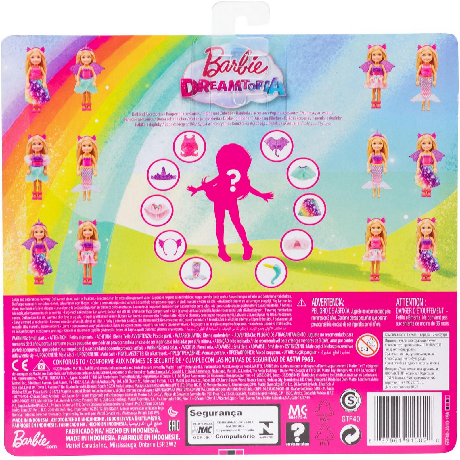 Кукла мини Barbie GTF40 - фото 4