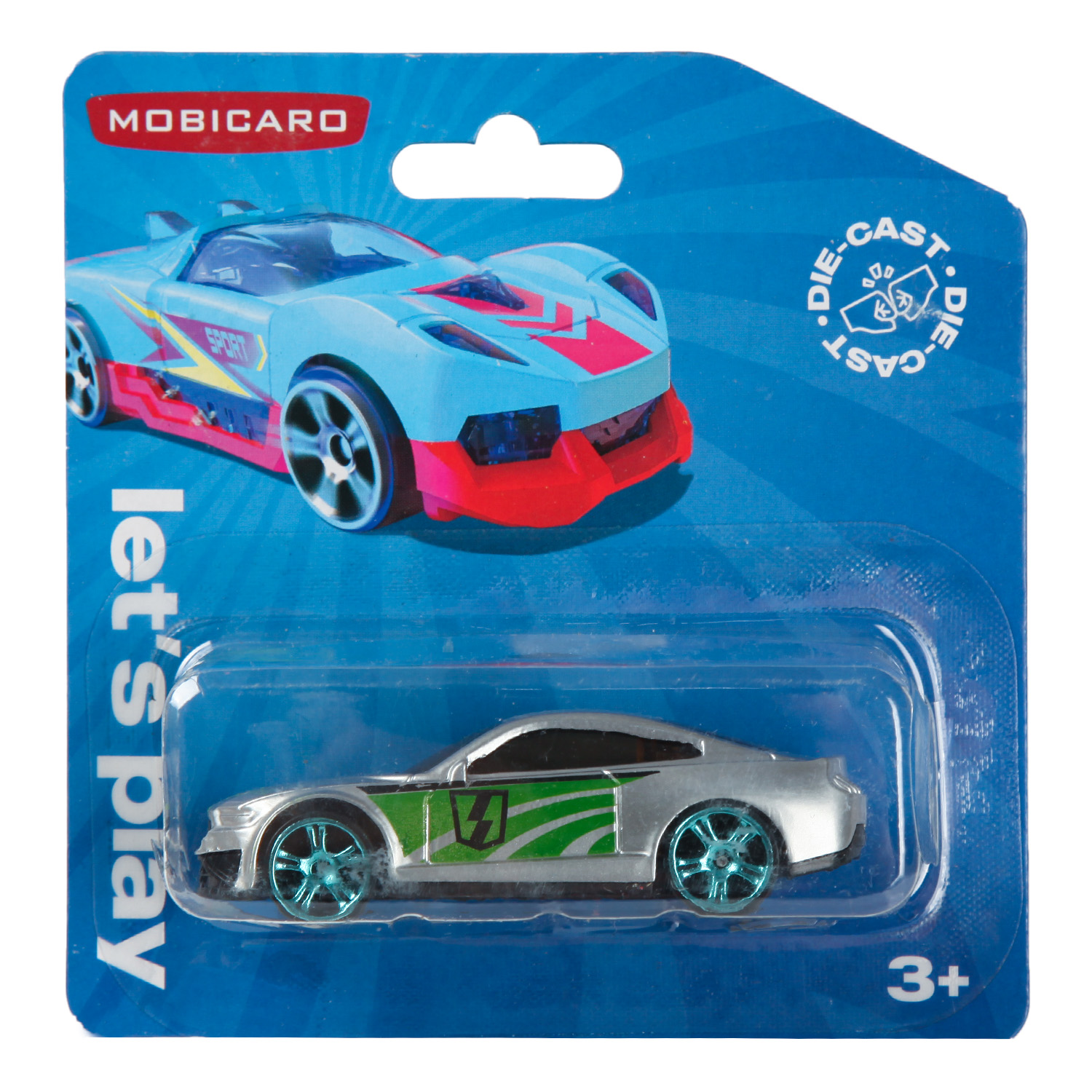 Автомобиль Mobicaro 1:64 серебряный в ассортименте 1210-41A - фото 7