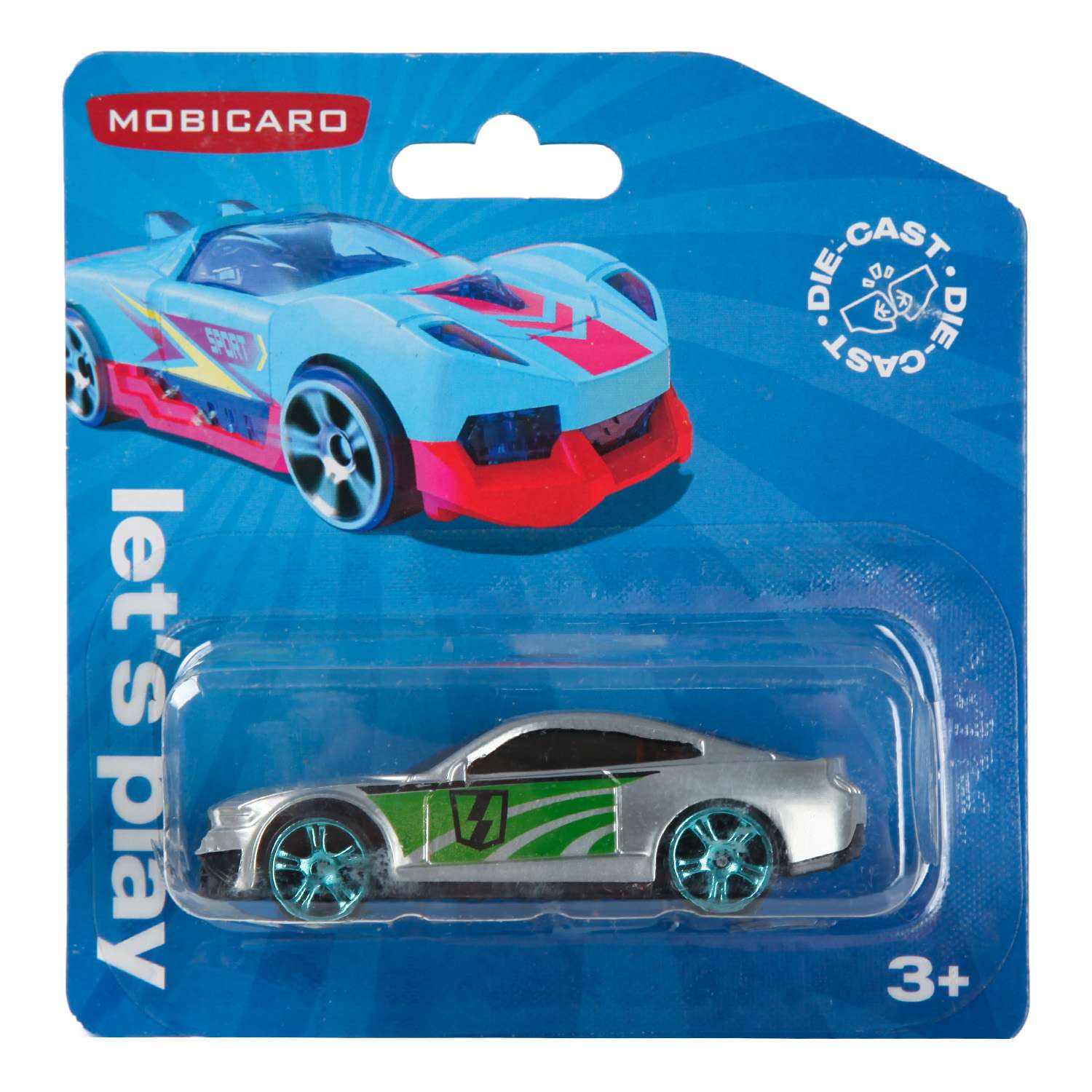 Автомобиль Mobicaro 1:64 серебряный в ассортименте 1210-41A - фото 7