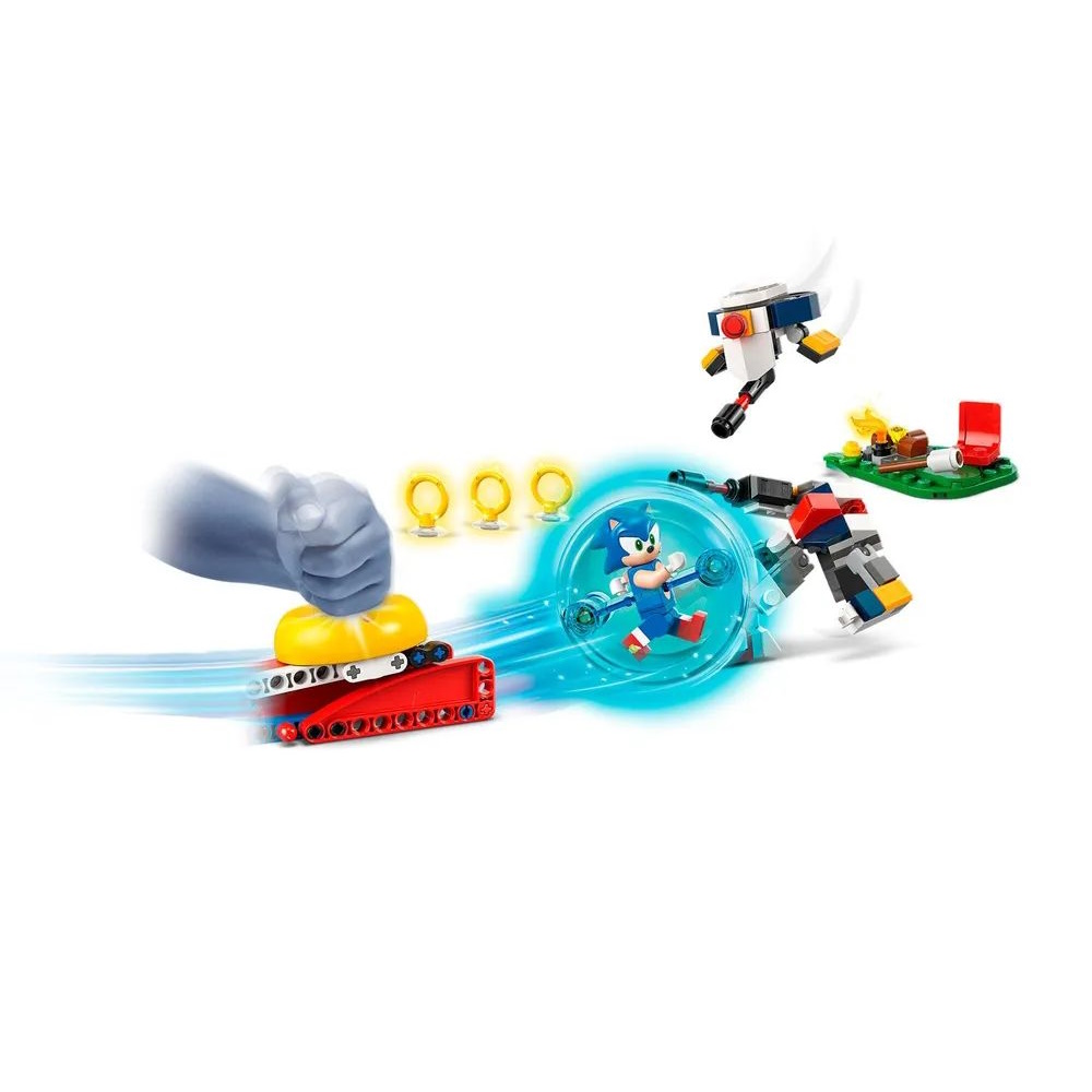 Конструктор LEGO Sonic the Hedgehog Столкновение Соника у костра 177 дет. - фото 4