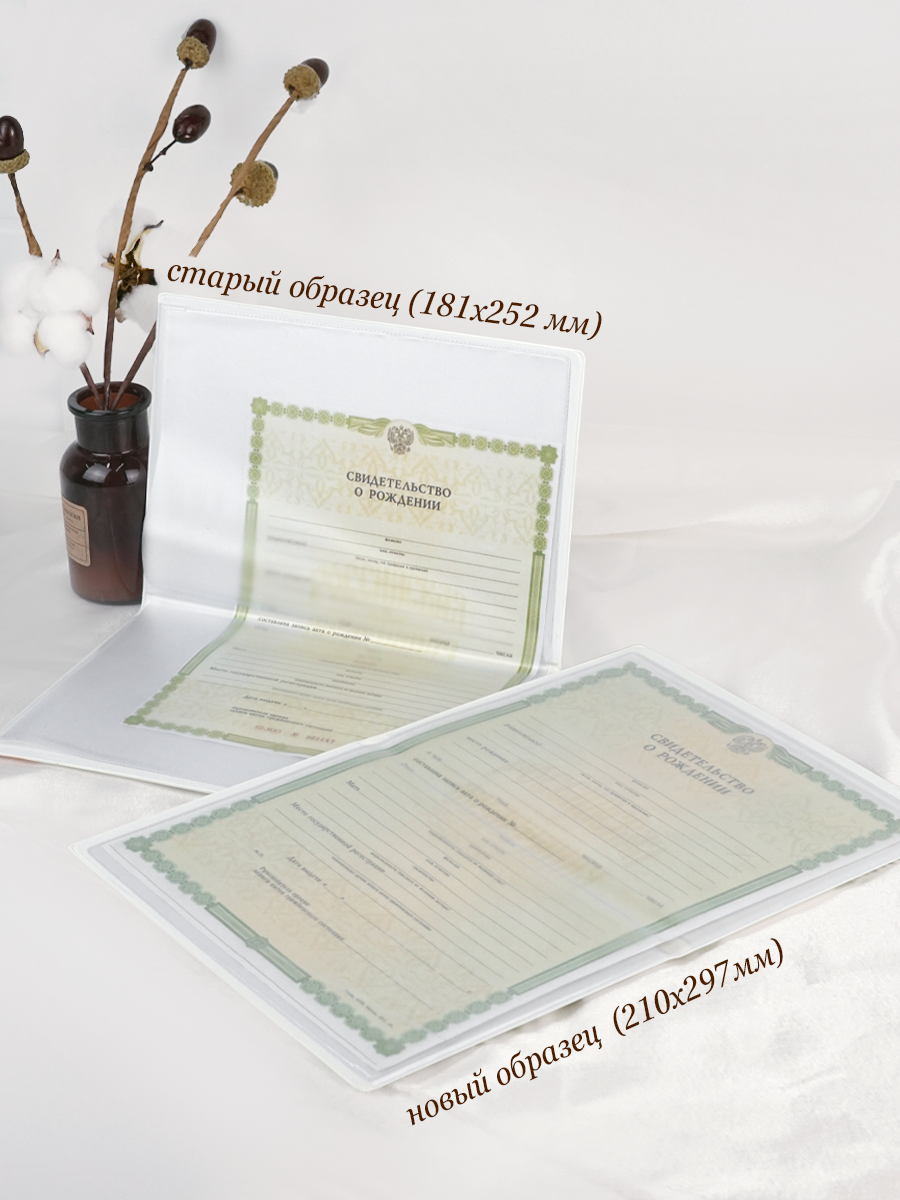 Обложка на документы Elegant Land на свидетельство о рождении - фото 3