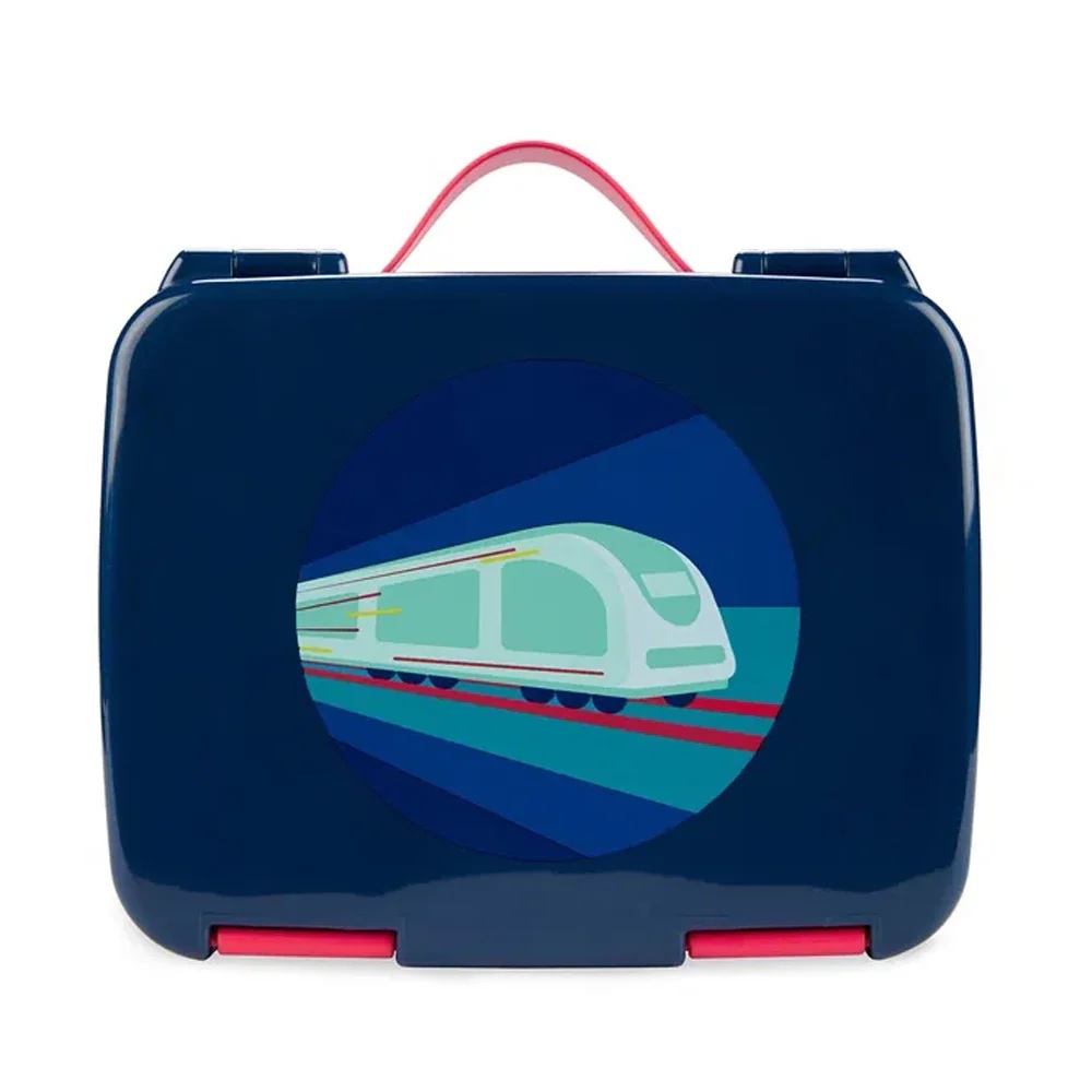 Набор контейнеров Skip Hop для завтрака с делением Поезд - фото 1