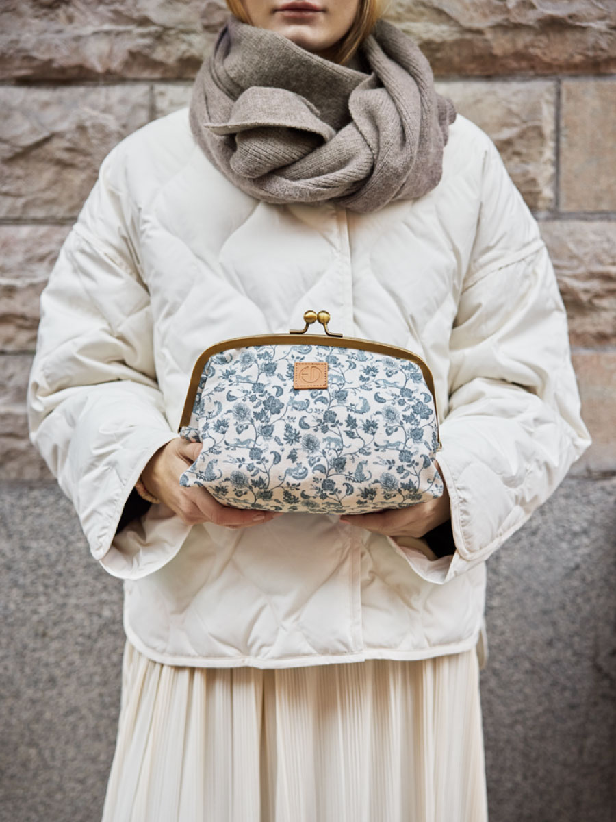 Косметичка женская с фермуаром Elodie Garden Leo Toile - фото 5