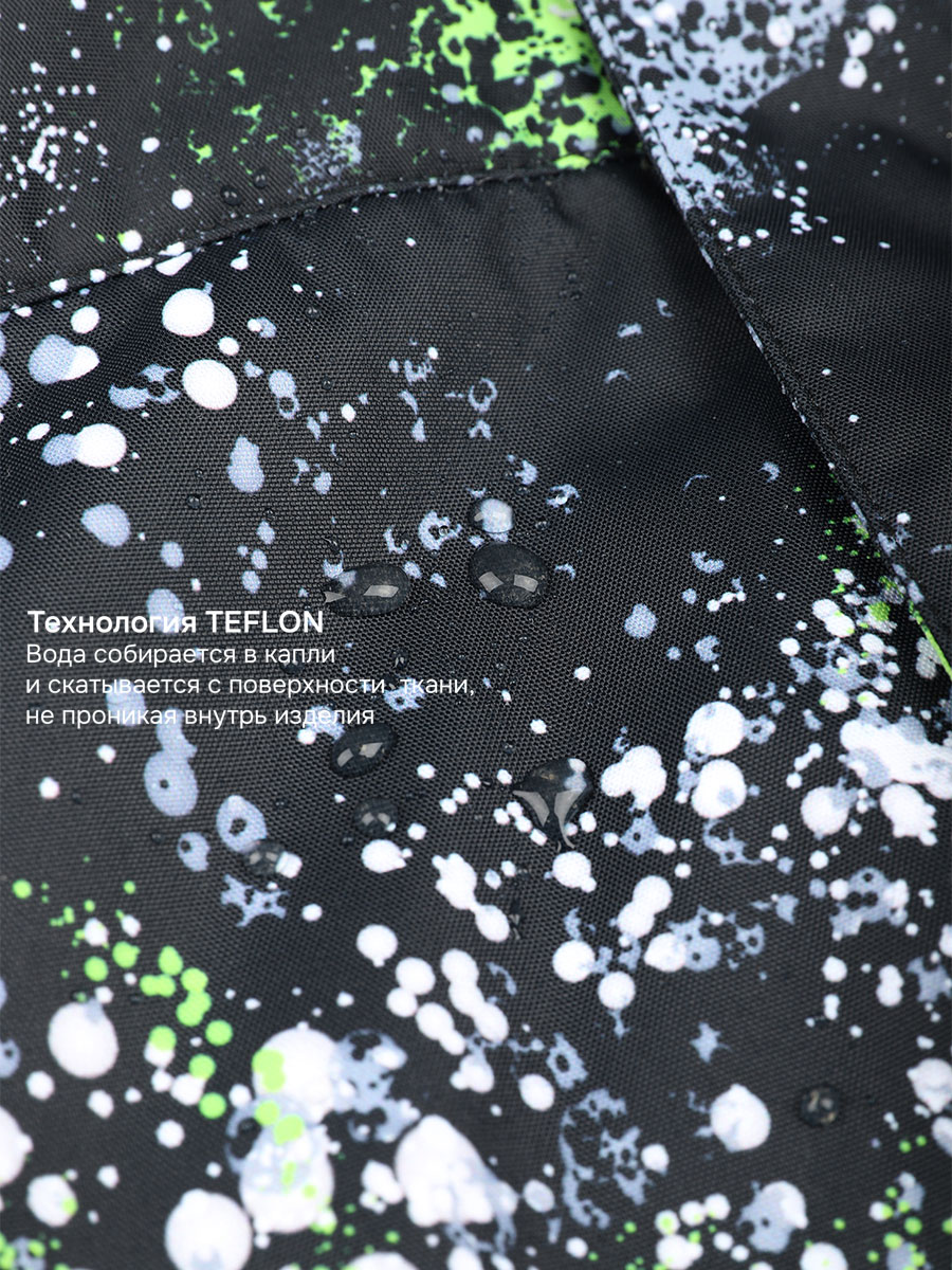 Костюм NIKASTYLE 7з1725 салат/черный - фото 17