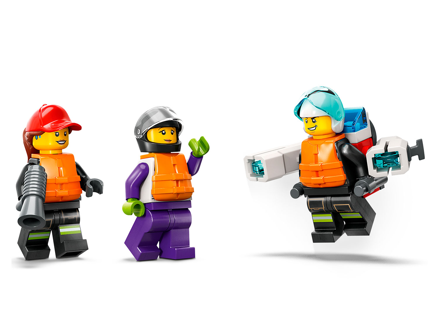 Конструктор LEGO City Пожарная спасательная лодка 144 дет. - фото 5