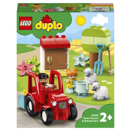 Конструктор LEGO DUPLO Фермерский трактор и животные блочный