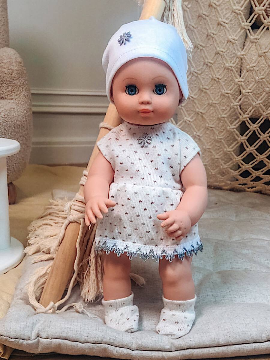 Кукла пупс СТРАНА КУКОЛ большая озвученная высота 35 см 24-09.3 - фото 20