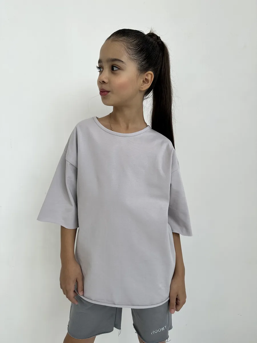 Футболка ROOMY ESSENCE BASICshirt/grey - фото 1