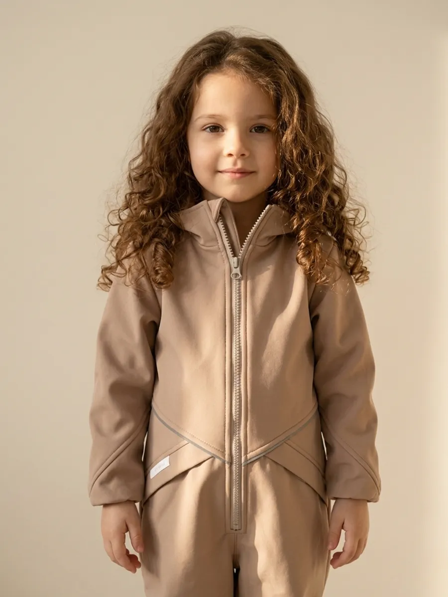 Комбинезон Minilik КОМБЕЗ.Софт.Беж - фото 1