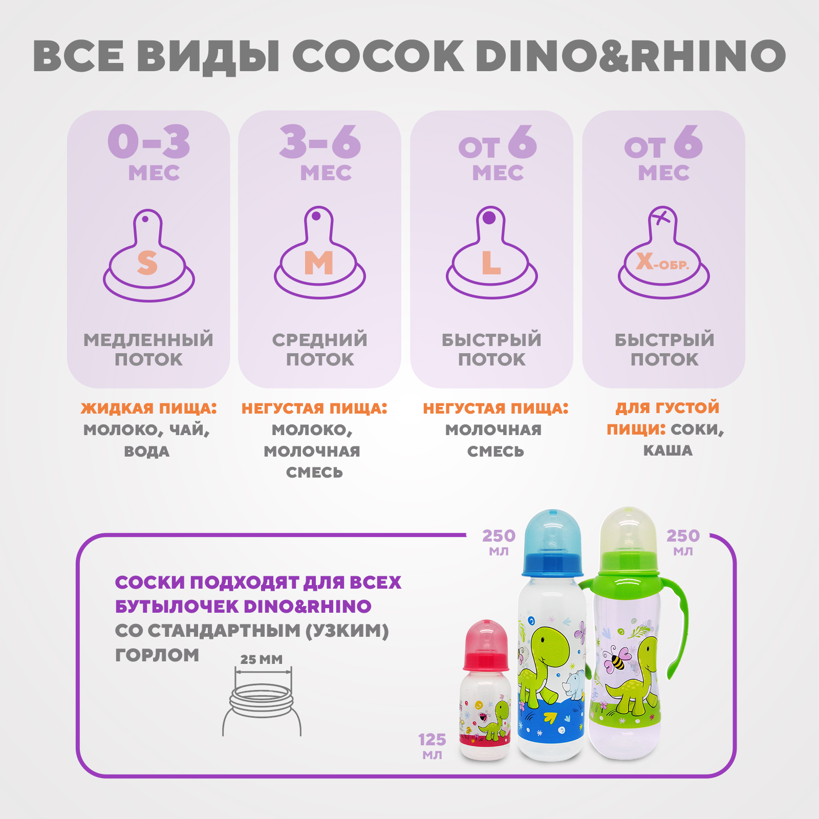 Соска DinoRhino силикон 2 шт. - фото 4