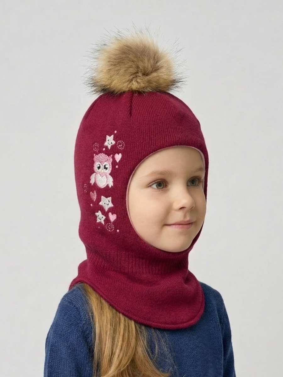 Шапка GUSTI GW25AC1227G-CRIMSON - фото 1