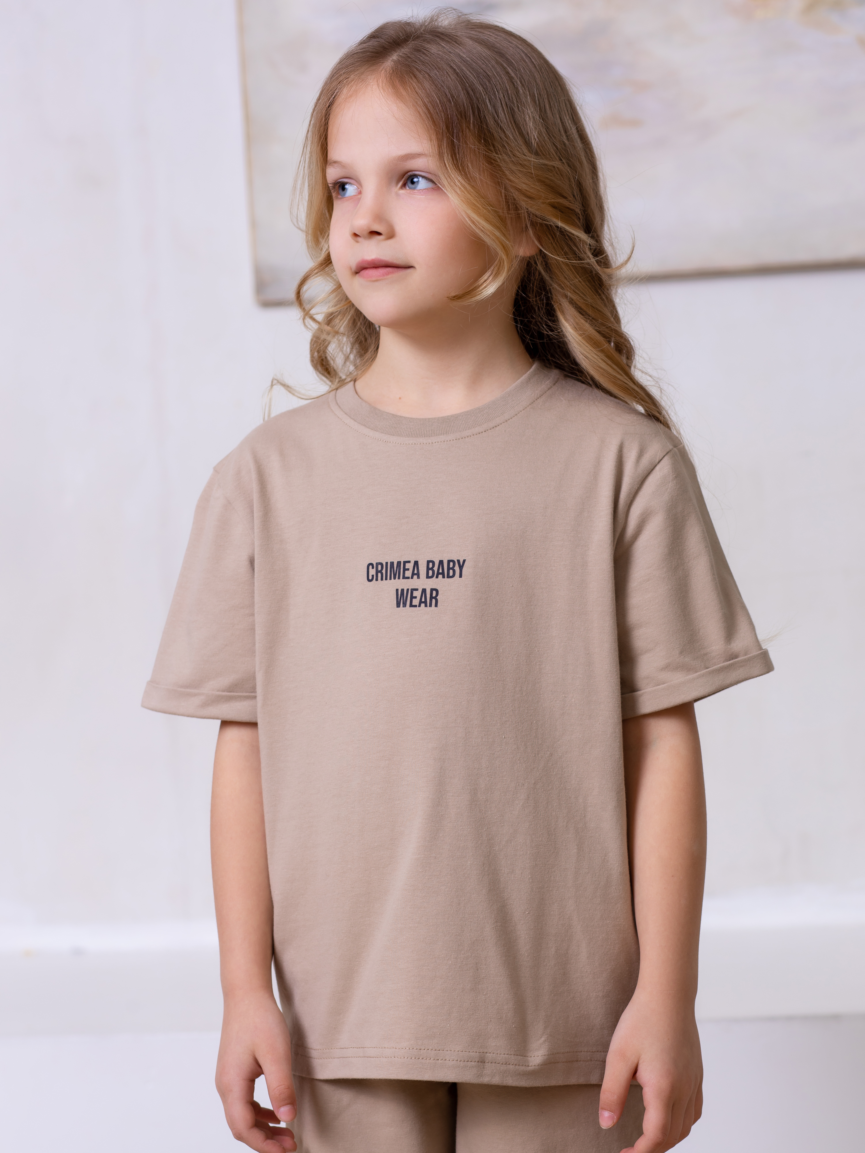 Футболка и брюки Crimea Baby Pants/beige - фото 7