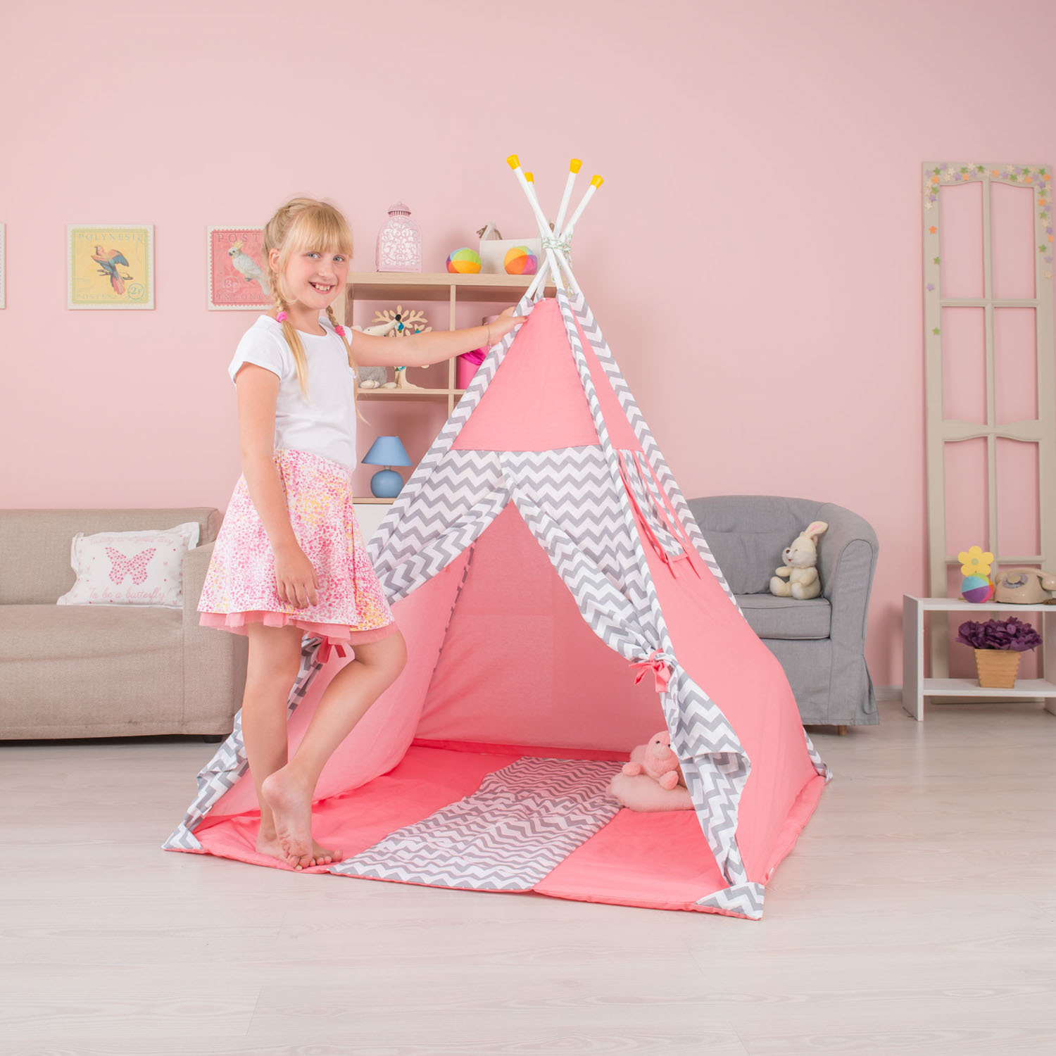 Палатка Polini kids Зигзаг - фото 13