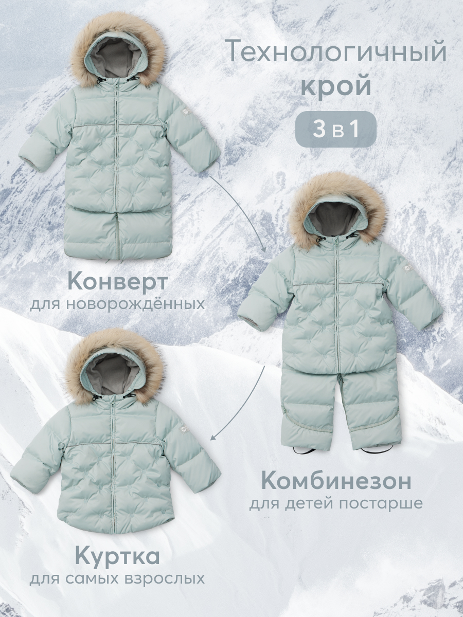 Комбинезон-трансформер Happy Baby 89027_mint - фото 3