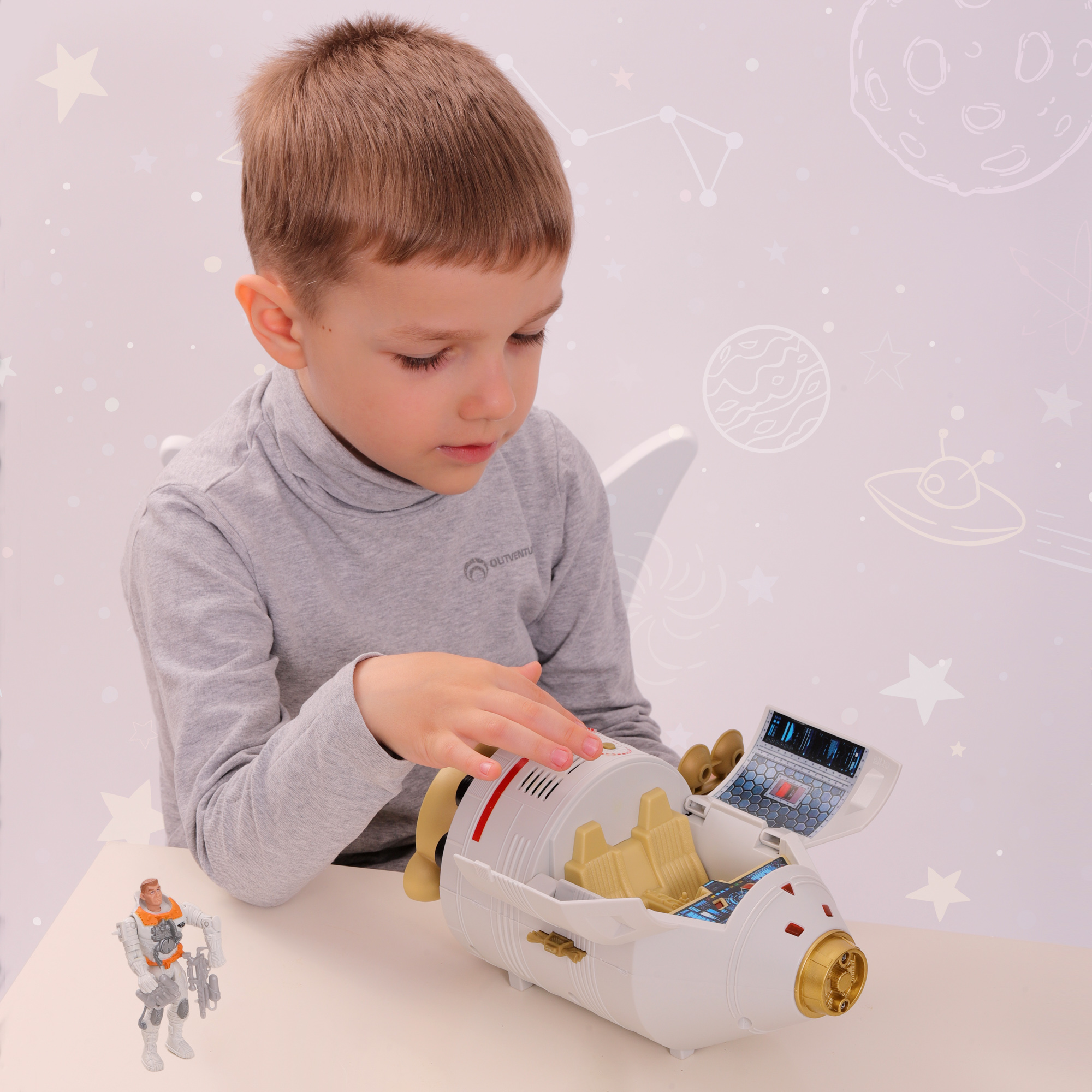 Игровой набор Космос наш Десантная капсула Стрела - фото 10