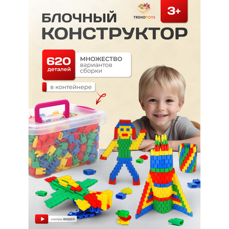 Конструктор TrendToys 3д 620 дет.