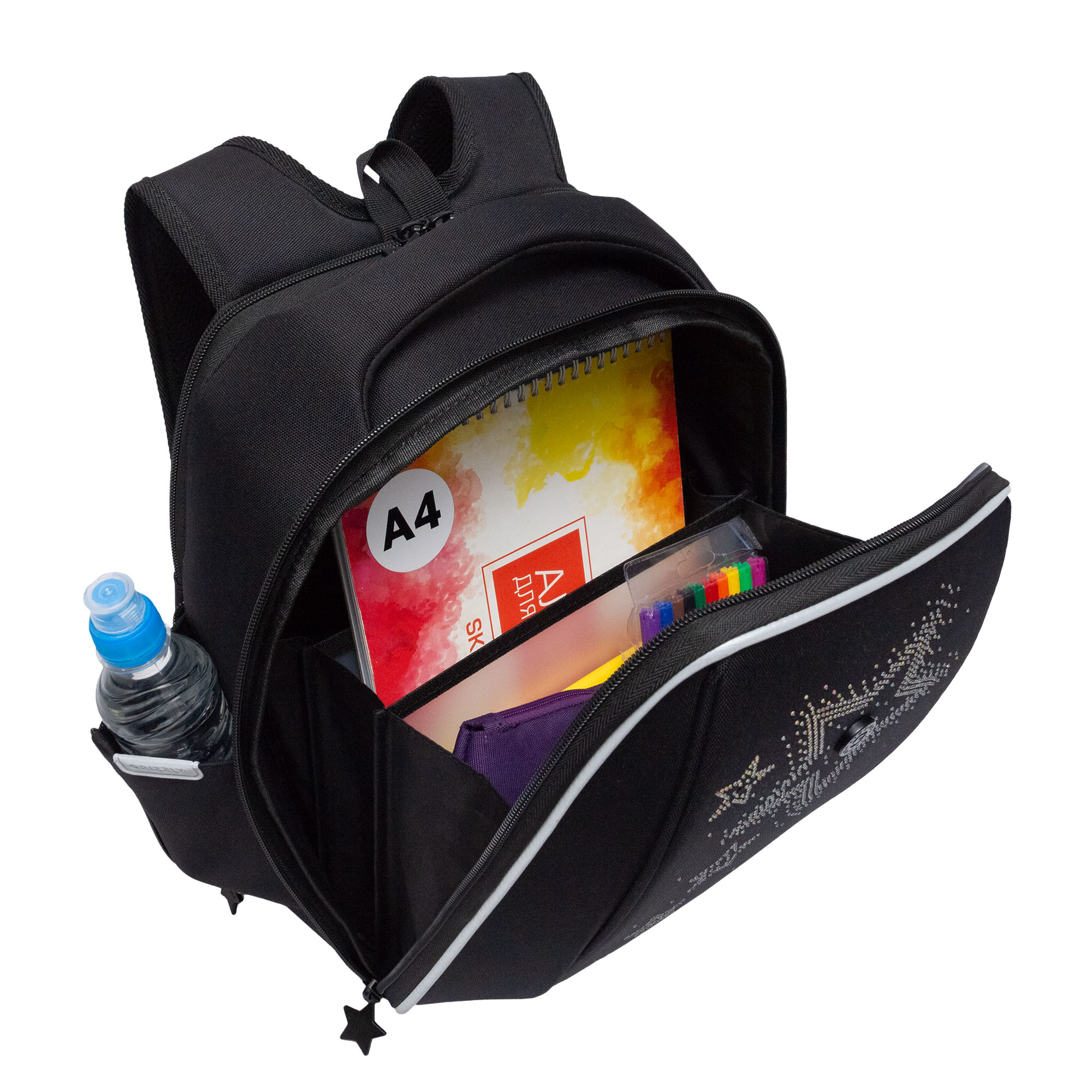 Ранец Grizzly Звезды - фото 5