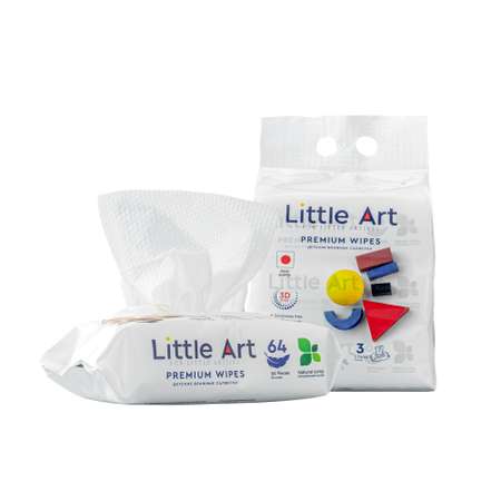 Влажные салфетки Little Art антибактериальные